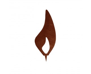 obrázek Kovový plamínek 20cm s trnem