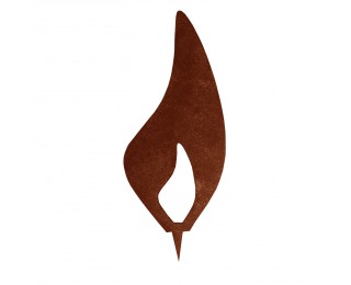 obrázek Kovový plamínek 30cm s trnem